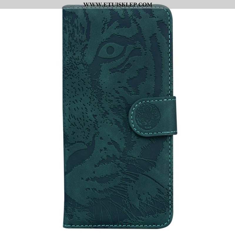 Etui Folio do Samsung Galaxy M33 5G Nadruk Tygrysa